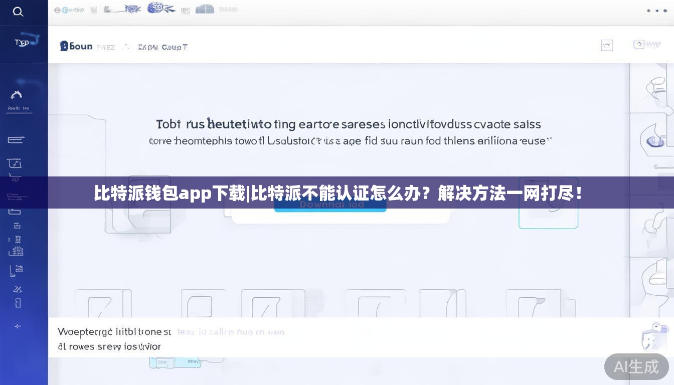 比特派钱包app下载|比特派不能认证怎么办?解决方法一网打尽!