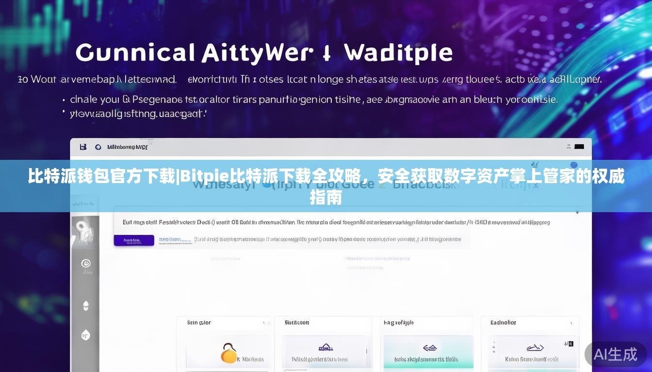 比特派钱包官方下载|Bitpie比特派下载全攻略，安全获取数字资产掌上管家的权威指南