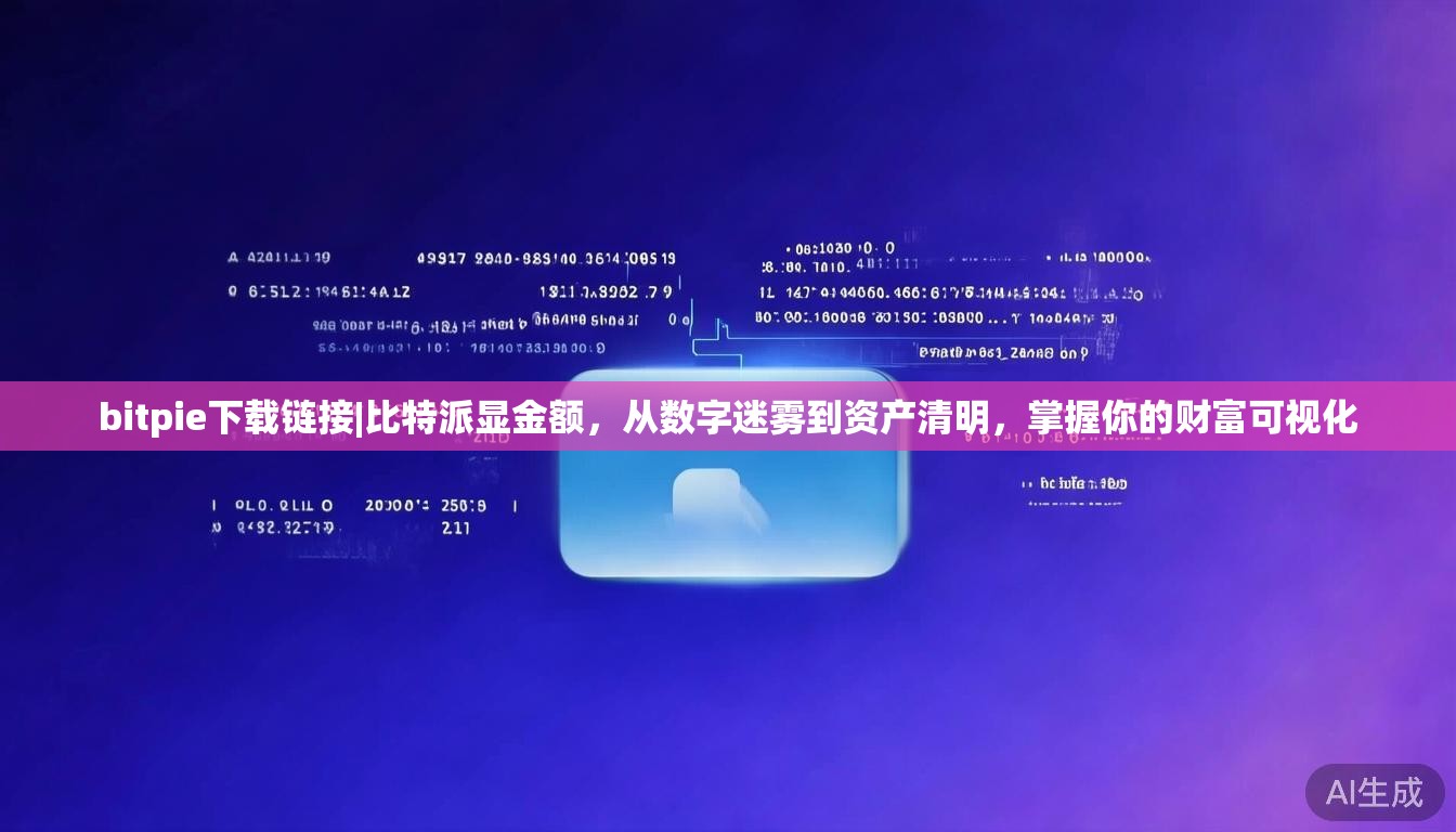 bitpie下载链接|比特派显金额,从数字迷雾到资产清明,掌握你的财富可视化