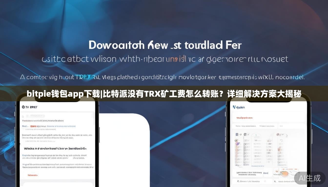 bitpie钱包app下载|比特派没有TRX矿工费怎么转账?详细解决方案大揭秘