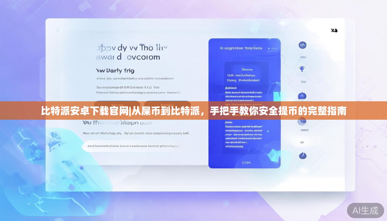 比特派安卓下载官网|从屎币到比特派,手把手教你安全提币的完整指南