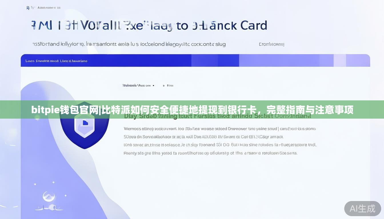bitpie钱包官网|比特派如何安全便捷地提现到银行卡,完整指南与注意事项