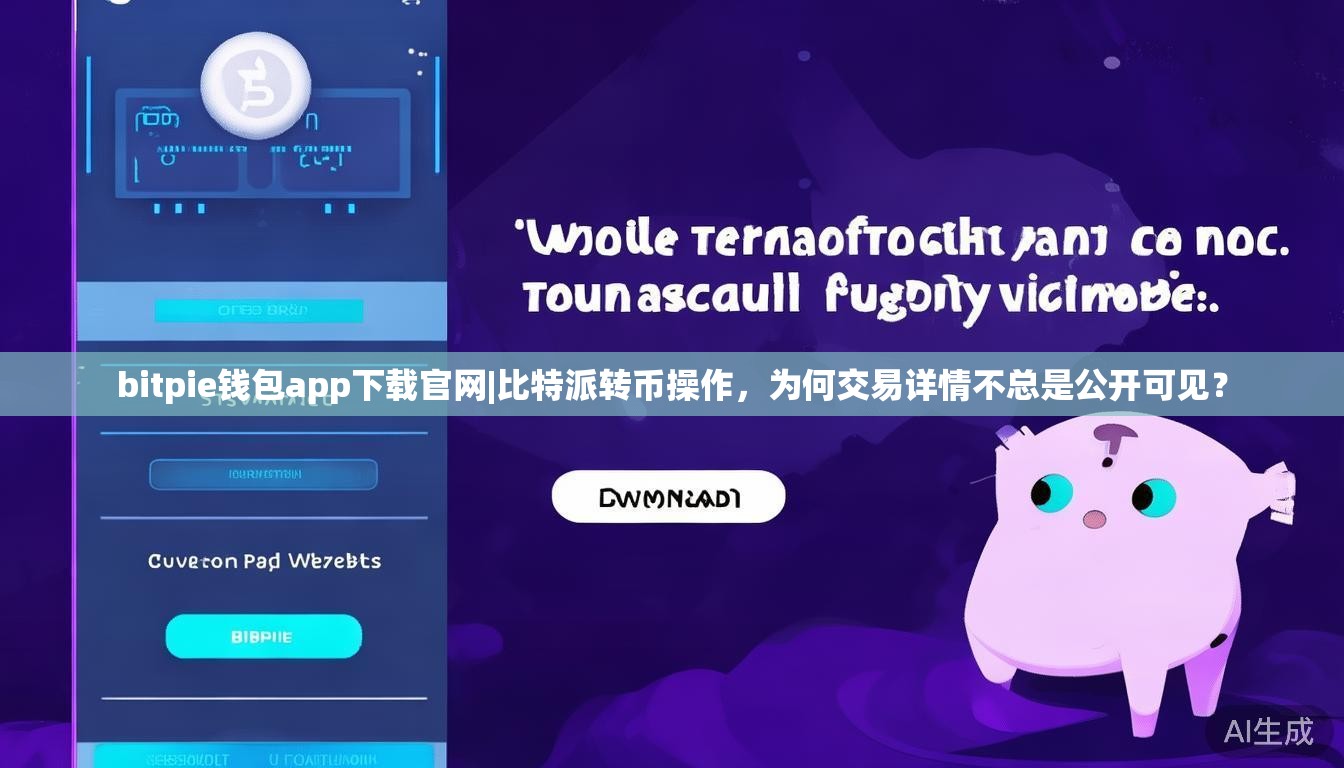 bitpie钱包app下载官网|比特派转币操作，为何交易详情不总是公开可见？