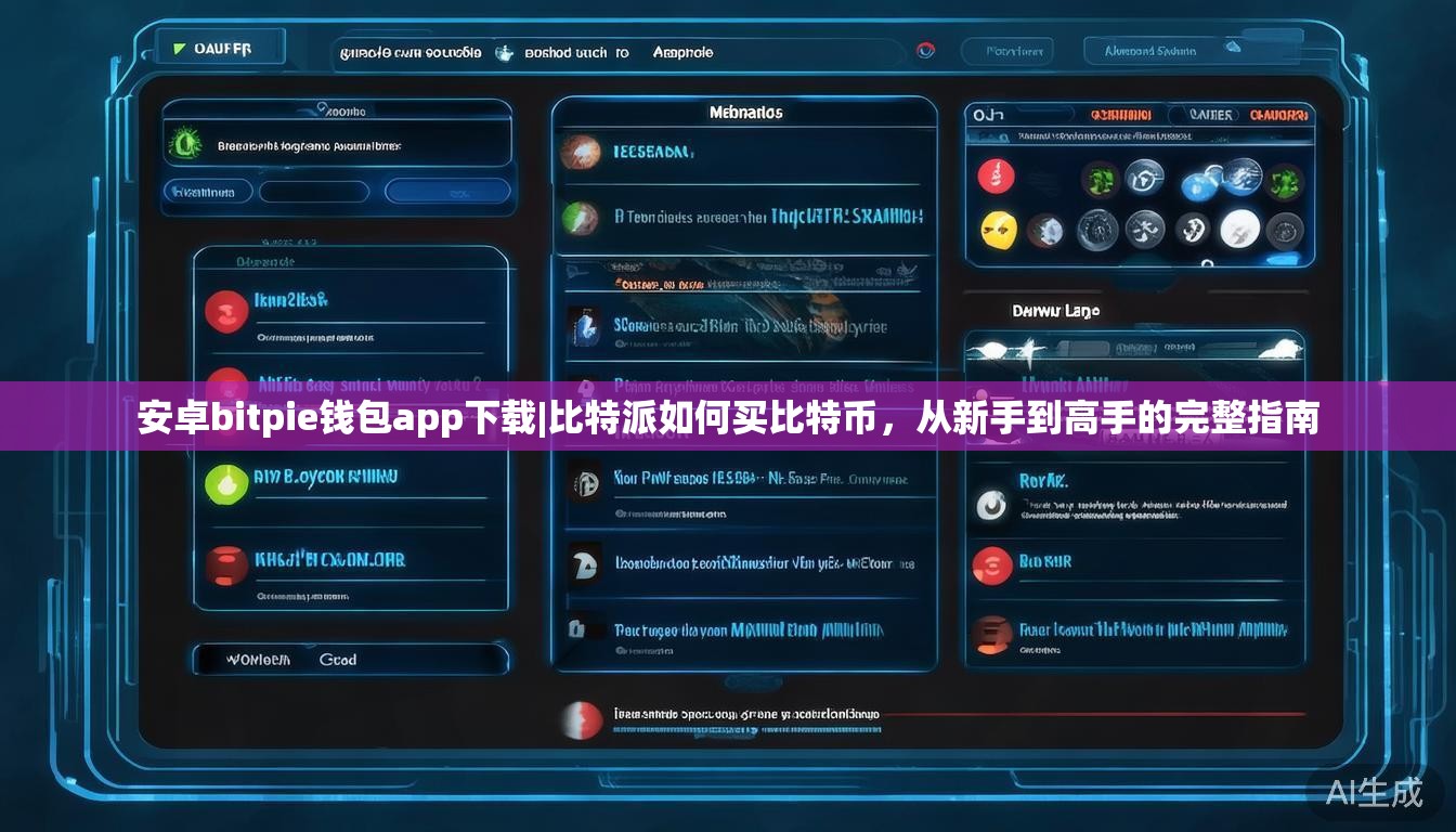安卓bitpie钱包app下载|比特派如何买比特币,从新手到高手的完整指南