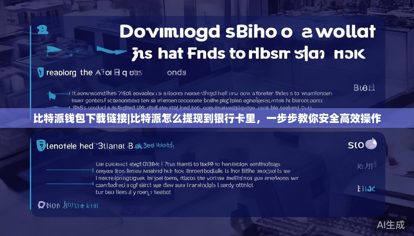 比特派钱包下载链接|比特派怎么提现到银行卡里，一步步教你安全高效操作