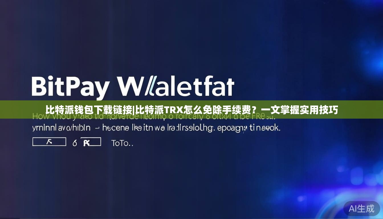 比特派钱包下载链接|比特派TRX怎么免除手续费?一文掌握实用技巧