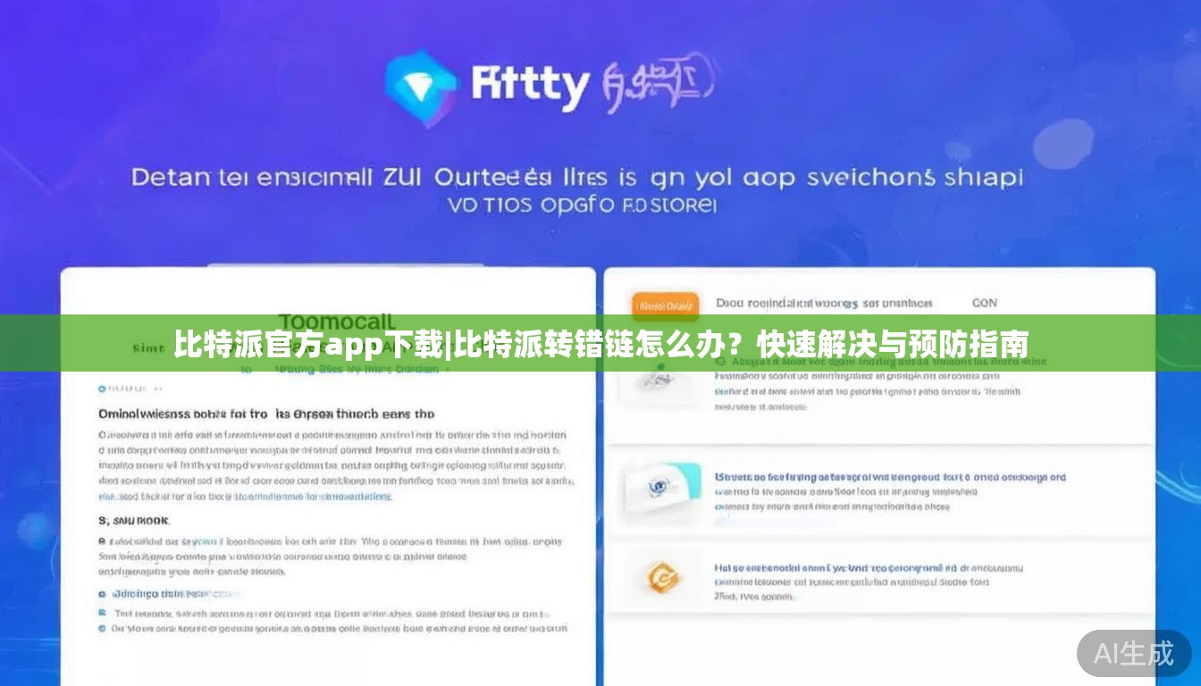 比特派官方app下载|比特派转错链怎么办?快速解决与预防指南