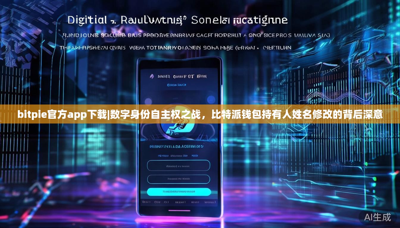 bitpie官方app下载|数字身份自主权之战，比特派钱包持有人姓名修改的背后深意